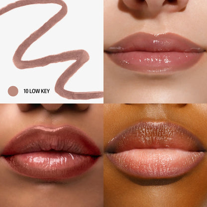 Sacheu Lip Liner STAY-N - Peel-Off Lip Liner Stain - All Day & Night Lip Liner with Hyaluronic Acid & Vitamin E - Long Lasting Formula - 0.12 Fl Oz / 3.5 Ml